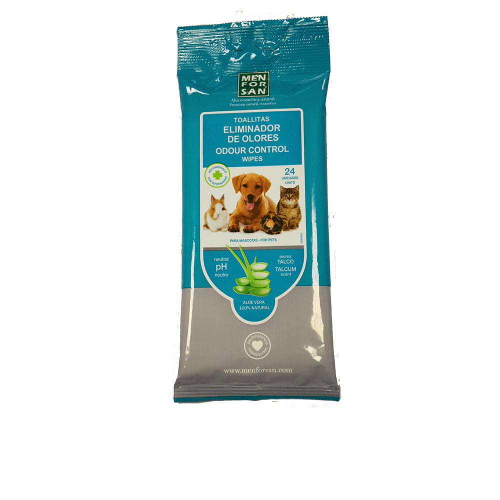 TOALLITAS MASCOTA éliminateur d'odeurs #talco 24 u-0