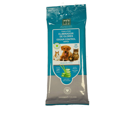 TOALLITAS MASCOTA éliminateur d'odeurs #talco 24 u