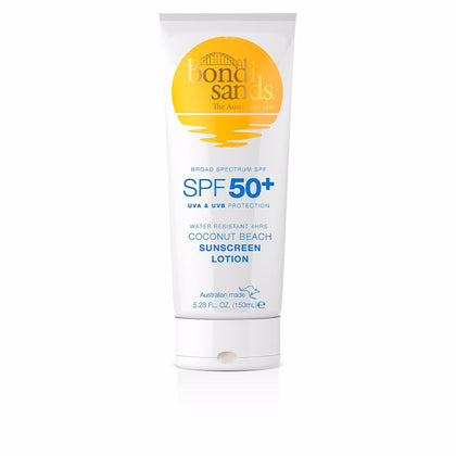 protector solar playa coco SPF50+ resistente al agua 4h 150 ml