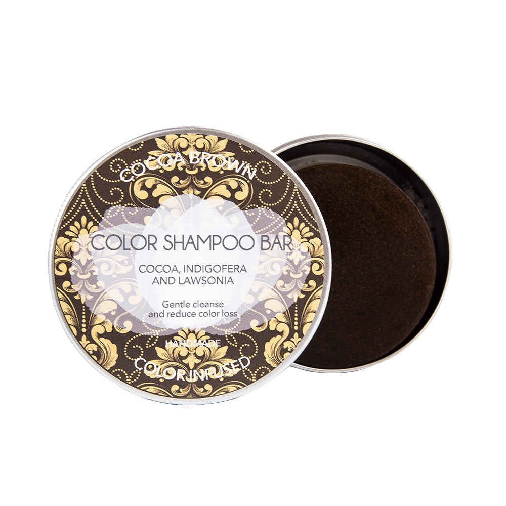 Barre de shampoing brun cacao BIO SOLID 130 gr-0
