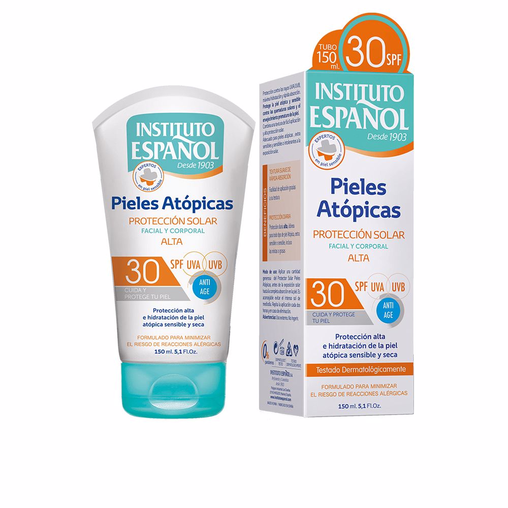 PIEL ATOPICA protección solar facial y corporal SPF30 150 ml-0