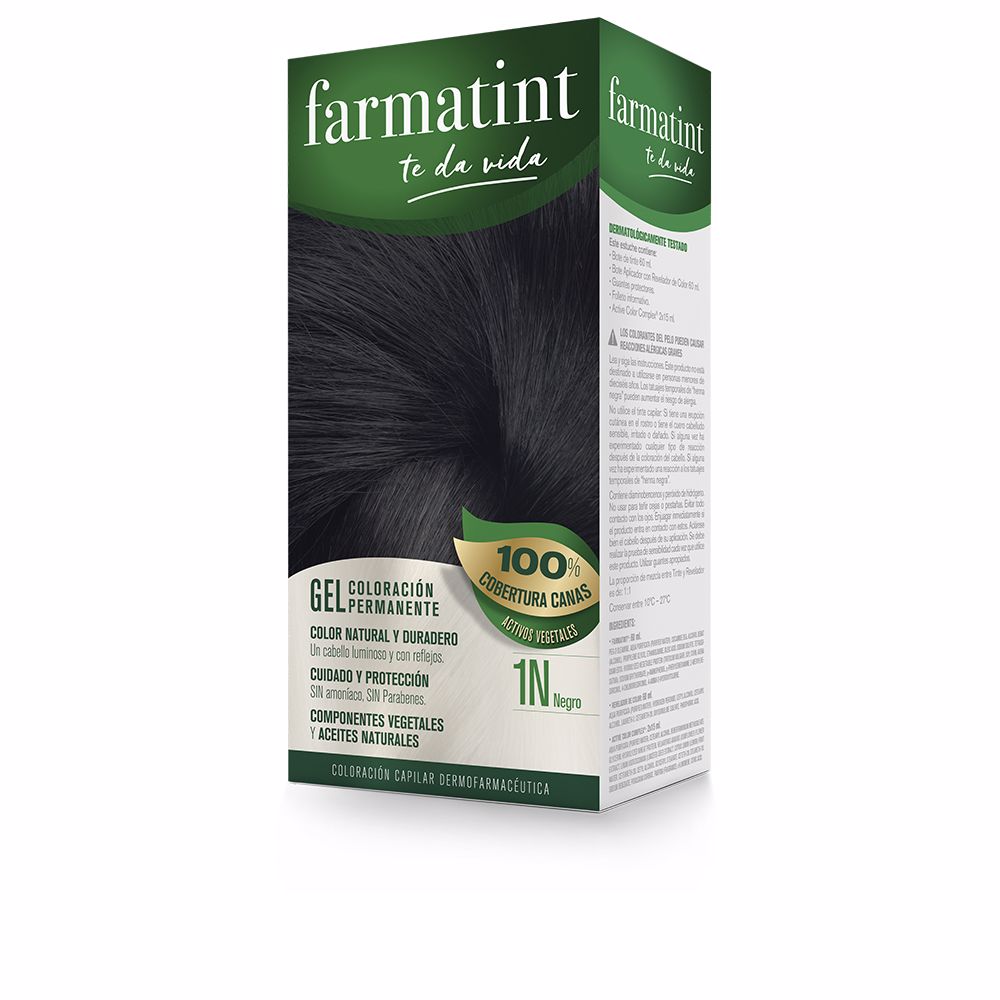FARMATINT GEL permanent color #1n-black 5 u-0