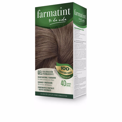 FARMATINT GEL coloration permanente #4d-castaño doré 5 u