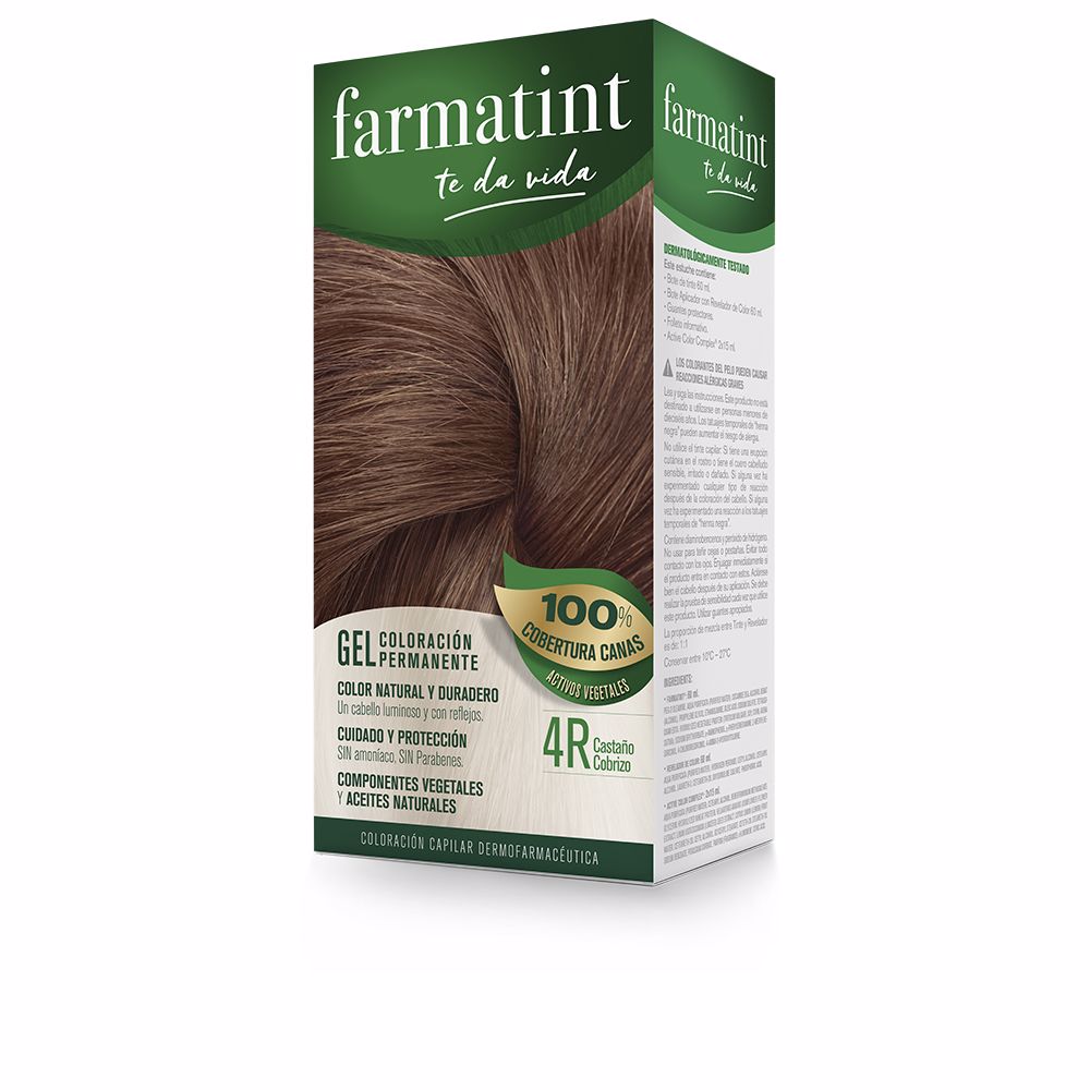 FARMATINT GEL permanent color #4r-copper brown 5 units-0