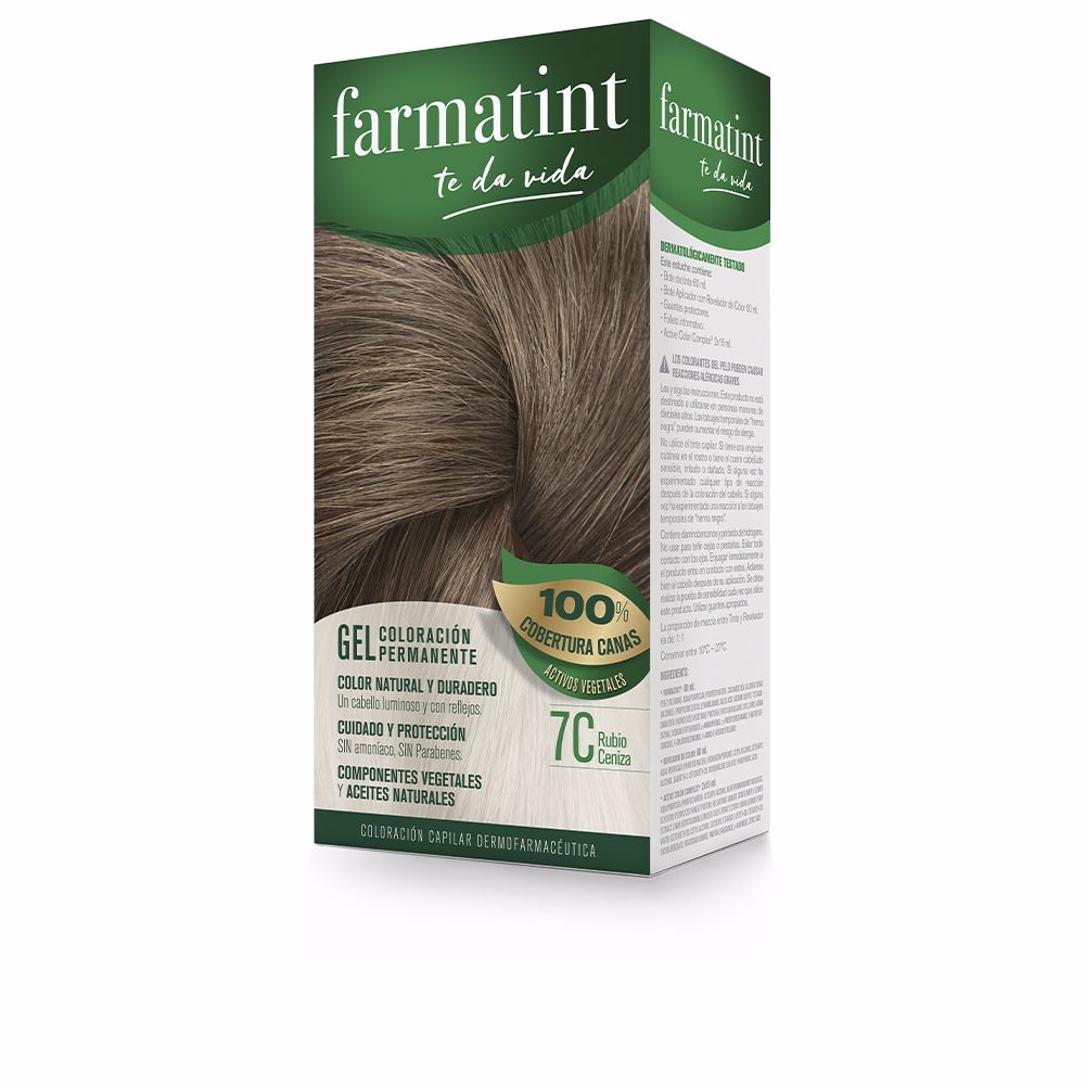 FARMATINT GEL colorazione permanente #7c-biondo cenere 5 unità-0