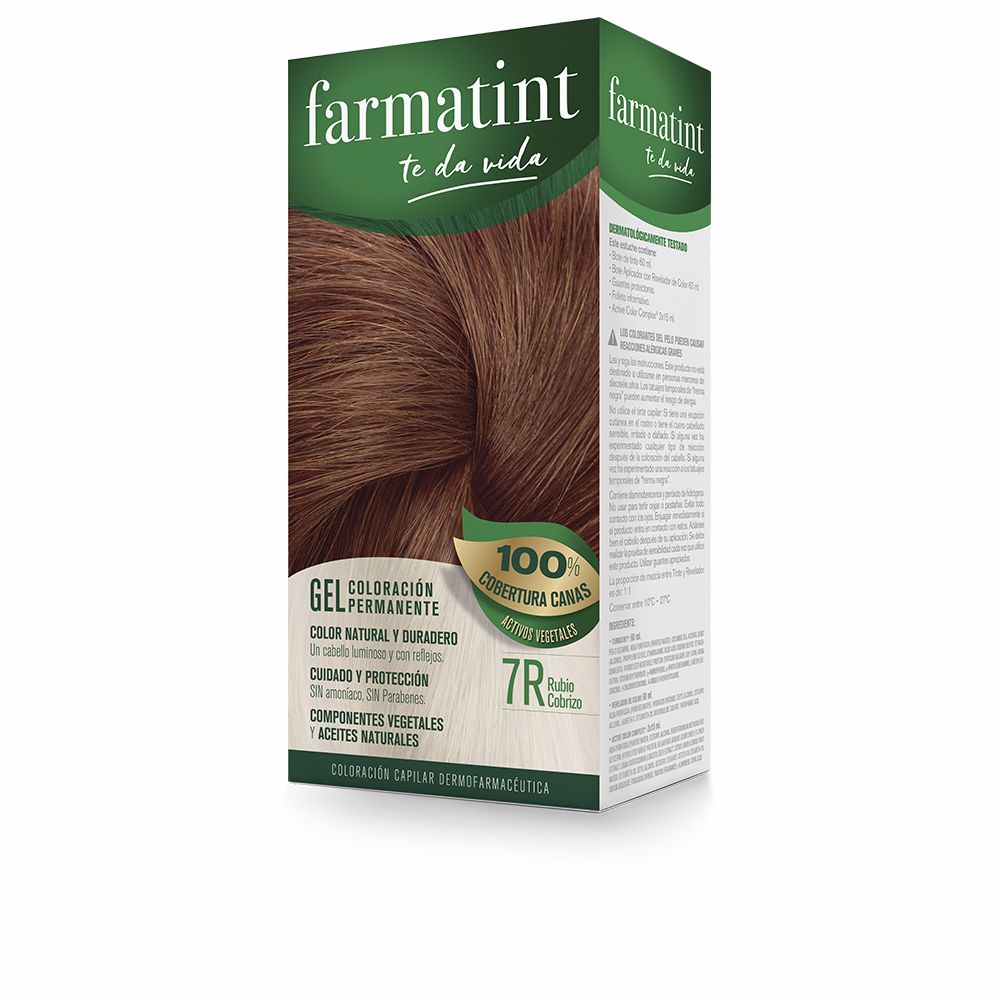 FARMATINT GEL colore permanente #7r-biondo ramato 5 unità-0