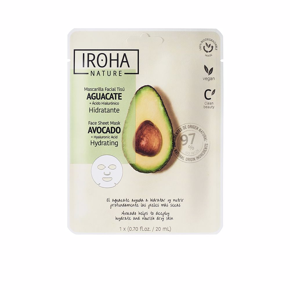 NATURE MASK aguacate + ácido hialurónico 1 u-0
