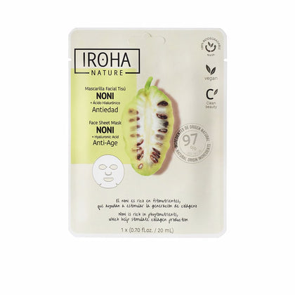 MASQUE NATURE noni + acide hyaluronique 1 u