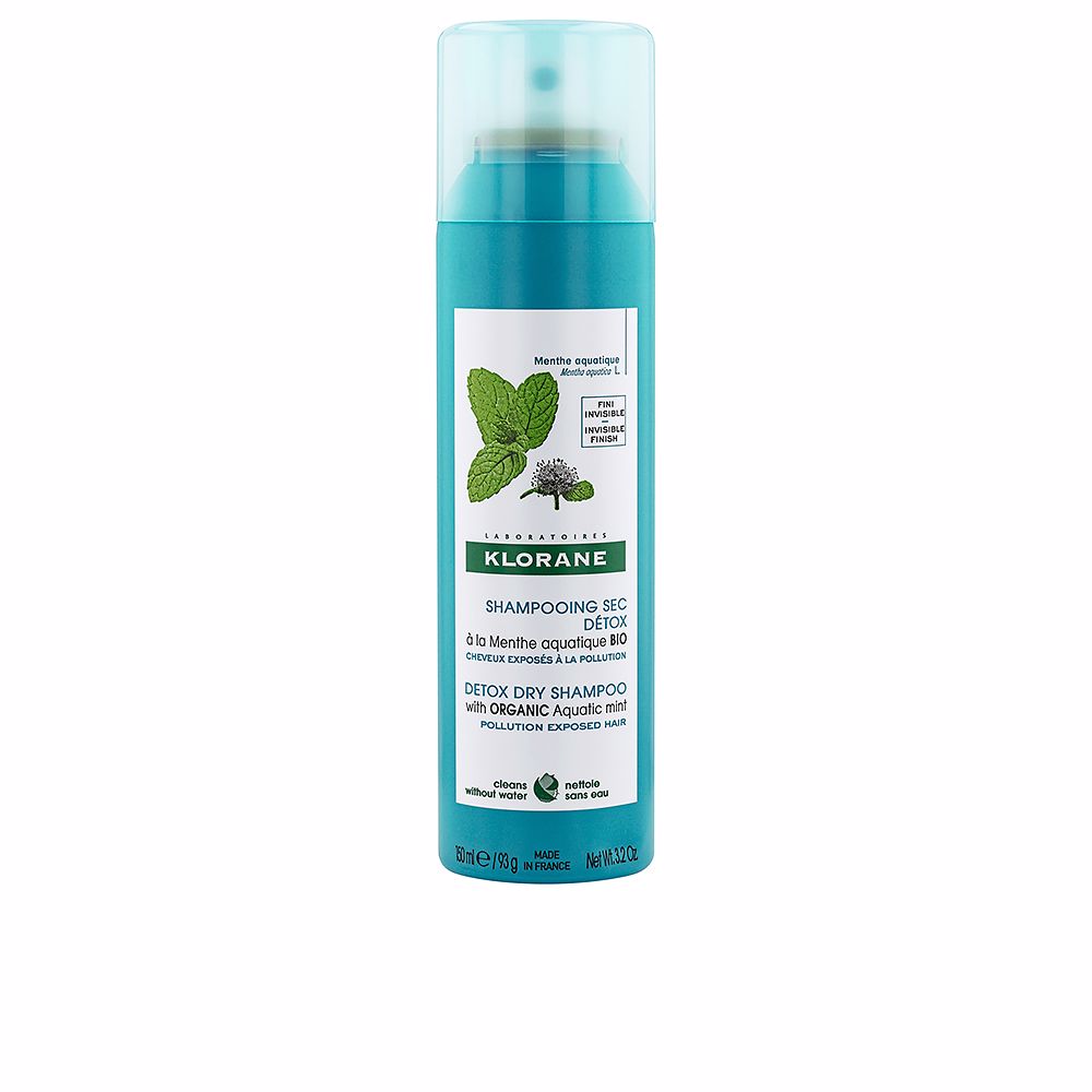 Shampoing sec détox MENTHE AQUATIQUE BIO 150 ml-0