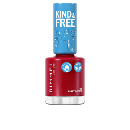 KIND & FREE Nagellack #156-poppy pop red