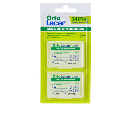 ORTOLACER ORTHODONTIC WAX PACK 2 x 7 bars
