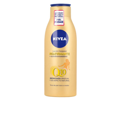 Latte corpo rassodante e autoabbronzante Q10+ 400 ml