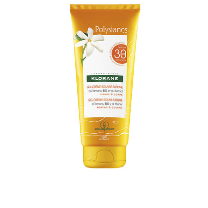 POLYSIANES MONOÏ E TAMANU BIO gel solare viso e corpo SPF30 200 ml