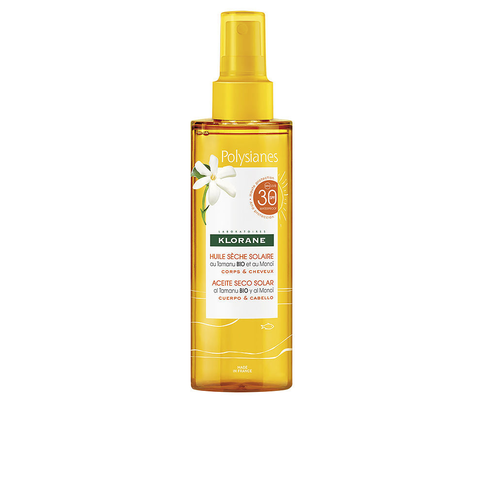 POLYSIANES MONOÏ Y TAMANU BIO Solar-Trockenöl SPF30 200 ml-0