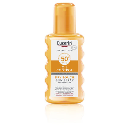 PROTEZIONE SOLARE olio tocco secco spray trasparente SPF50+ 200 ml