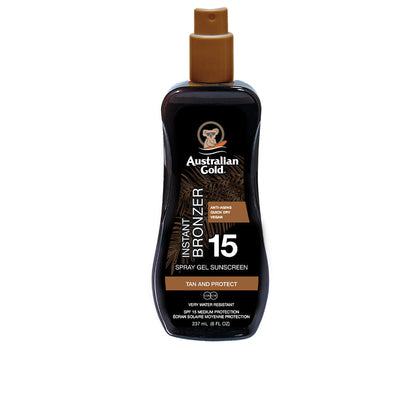 SUNSCREEN SPF15 gel spray con abbronzante istantaneo 237 ml