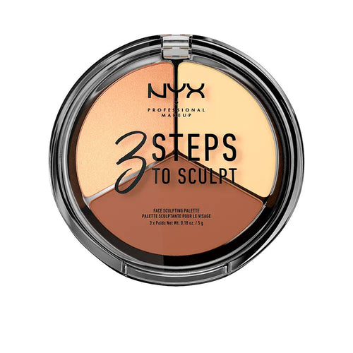 3 STEPS TO SCULPT face sculpting palette #light-0