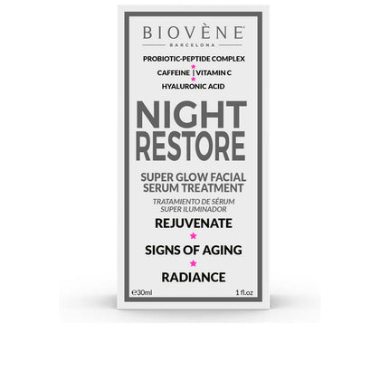 NIGHT RESTORE Super Glow Gesichtsserum-Behandlung 30 ml