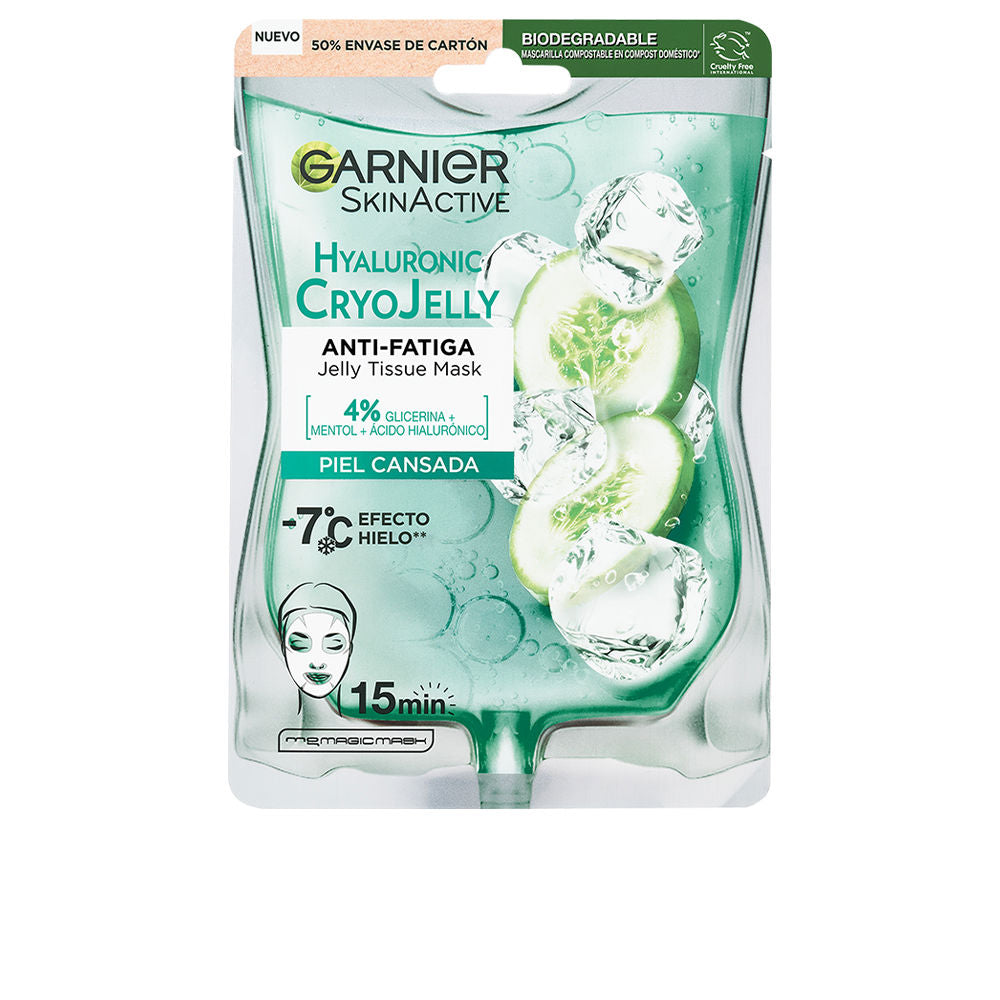 SKINACTIVE Mască anti-oboseală CryoJelly cu acid hialuronic pentru piele obosită, efect de gheață, 5 g-0