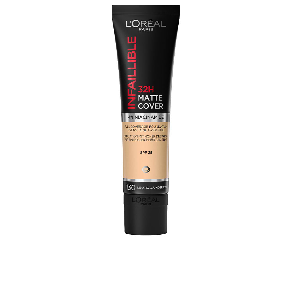 INFAILLIBLE 32H matte cover foundation #130 neutral undertone 30 ml-0