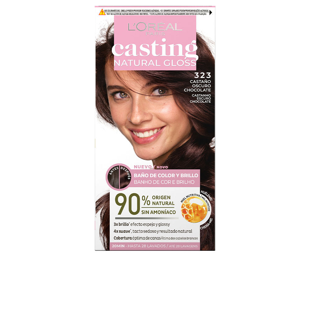 CASTING NATURAL GLOSS #323-castaño oscuro chocolate 180 ml-0