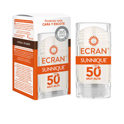 ECRAN SUNNIQUE viso e décolleté SPF50+ stick 30 ml