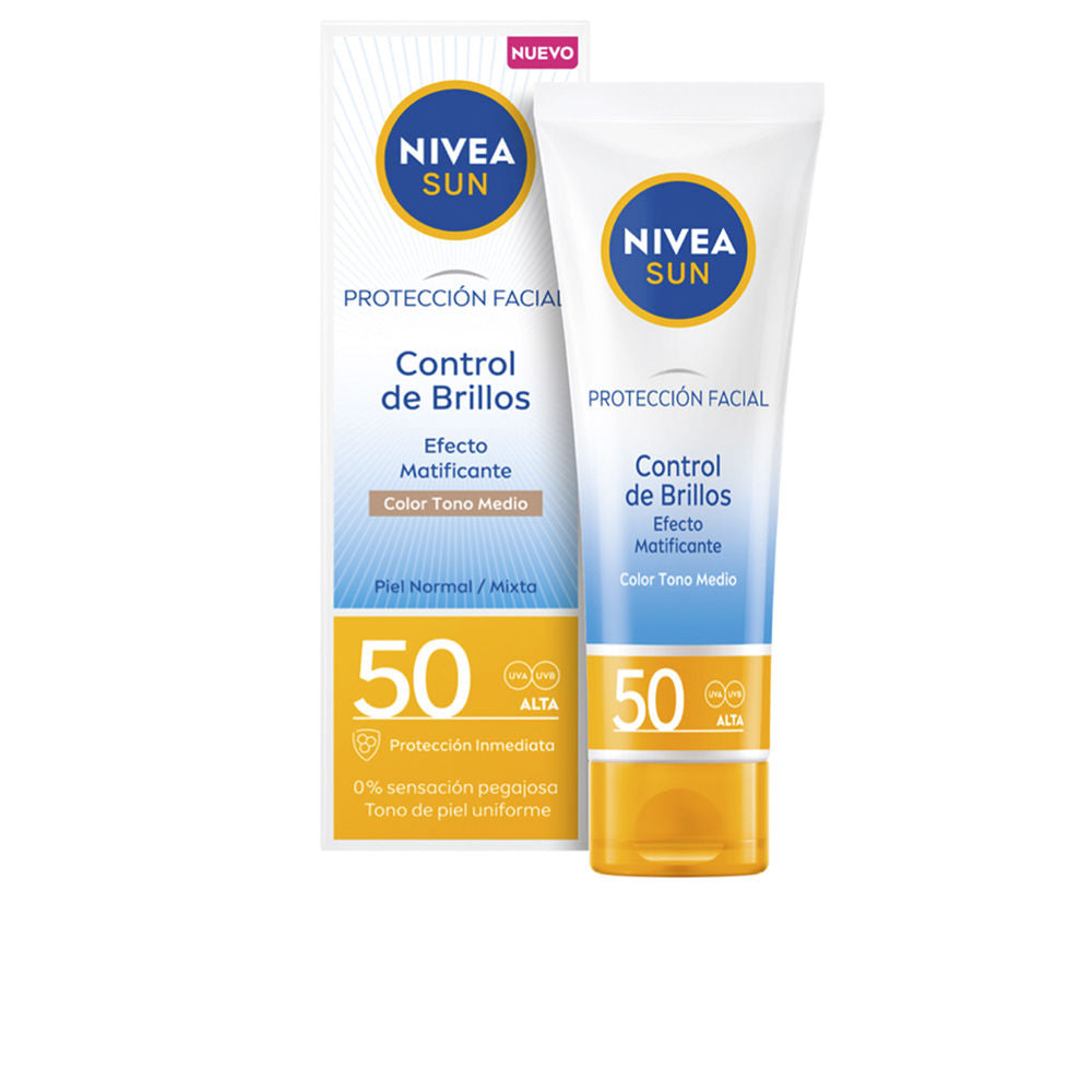SUN CONTROL SHINE medium mattifying facial SPF50 40 ml-0