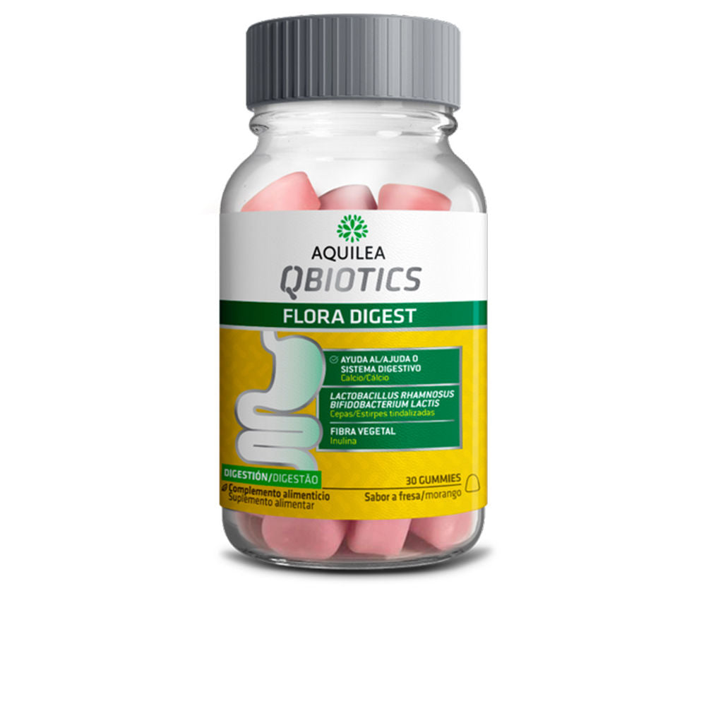 QBIOTICS FLORA DIGEST gummies #Strawberry 30 u-0