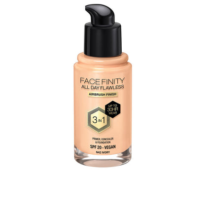 FACEFINITY ALL DAY FLAWLESS 3 IN 1 Make-up-Basis #N42-Elfenbein 30 ml