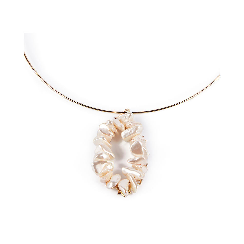 MISSISSIPPI LUXE necklace #PERLAS #shiny gold 1 u-0