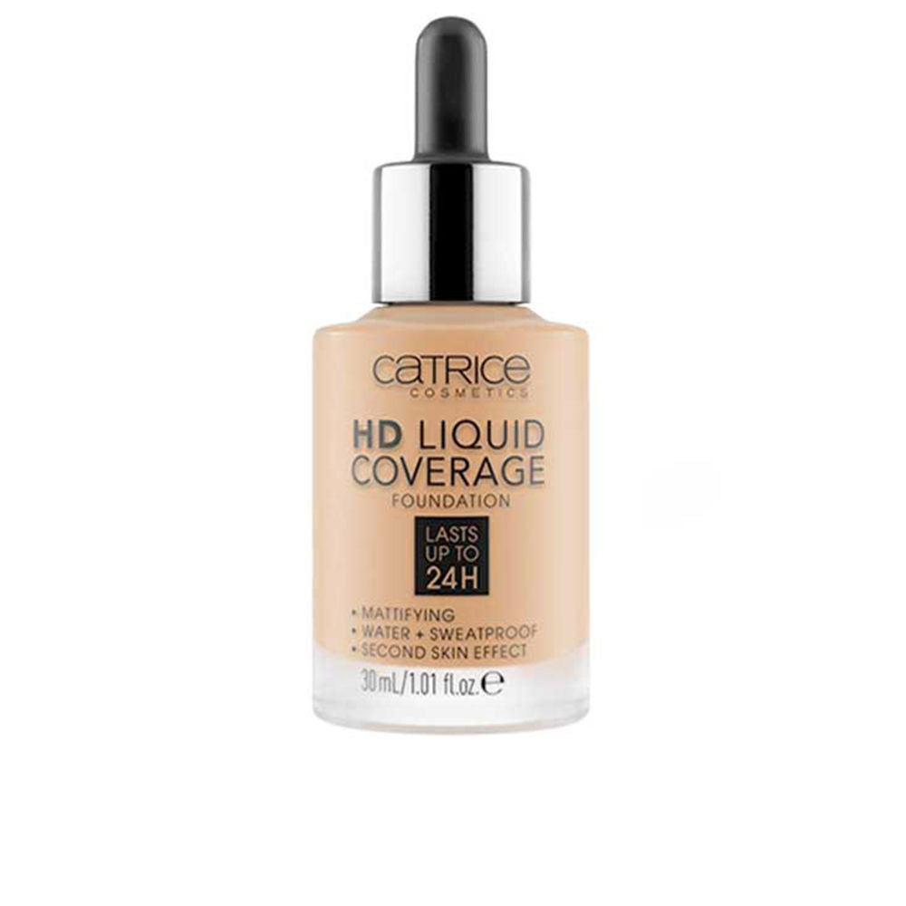 HD LIQUID COVERAGE FOUNDATION hält bis zu 24 Stunden #032-Nude Beige 30 ml-0