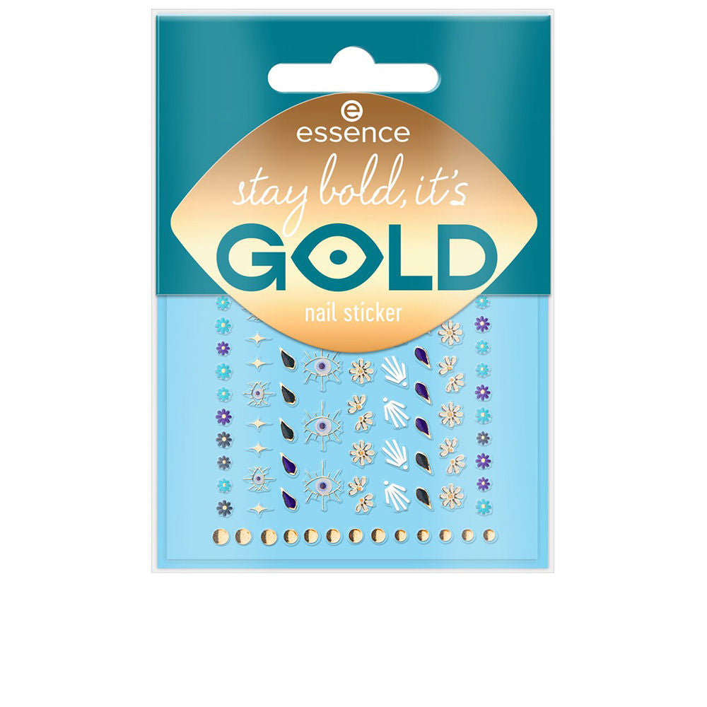 STAY BOLD, IT'S GOLD nail stickers 1 u-0