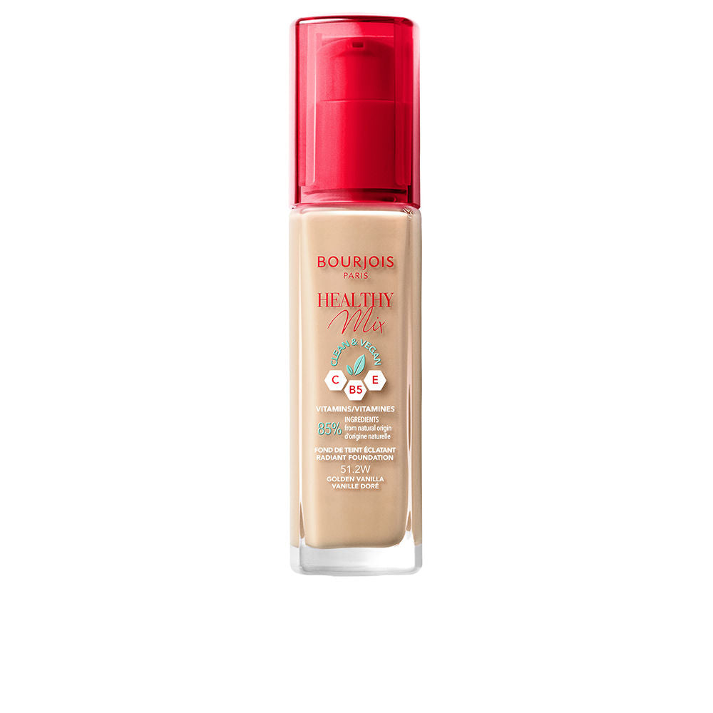 Fond de teint HEALTHY MIX #51.2W-vanille dorée 30 ml-0