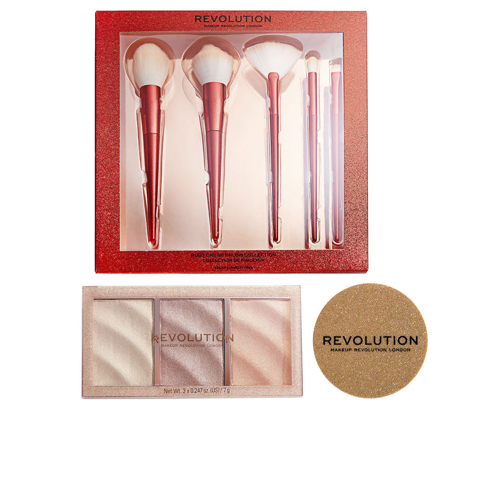 HIGHLIGHTERS & BRUSHES LOT 3 pcs-0