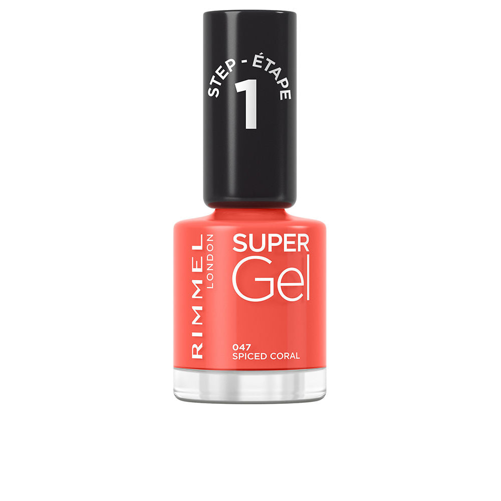 Vernis à ongles SUPER GEL #047-corail épicé 12 ml-0