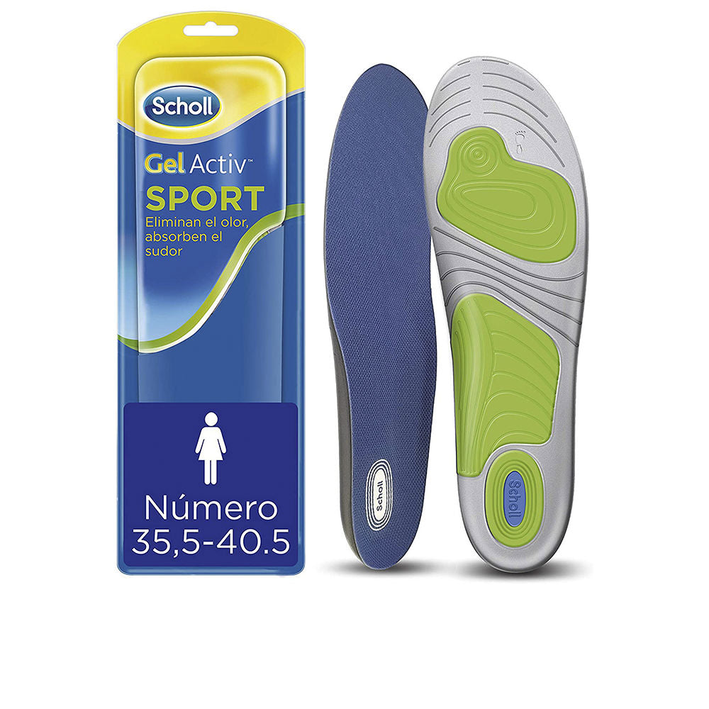 Plantari GEL ACTIV SPORT da donna ammortizzanti e assorbenti gli odori #Taglia 35,5-40,5 1 pz