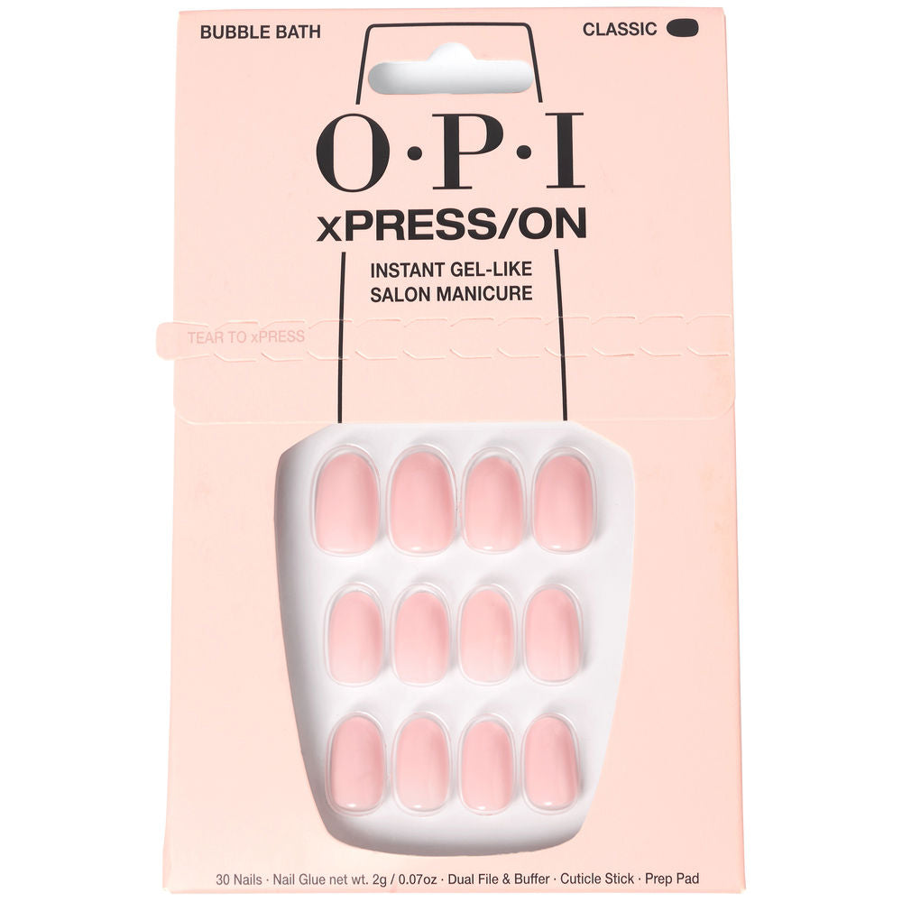 OPI xPRESS/ON Artificial Nails Iconic Shades #Bubble Bath 30 u-0