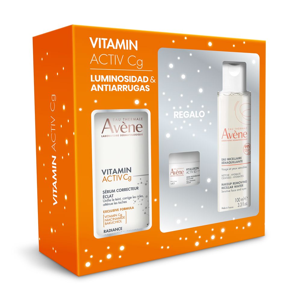 VITAMIN ACTIV CG SERUM + MICELLAR + CREAM CASE 3 pcs-0