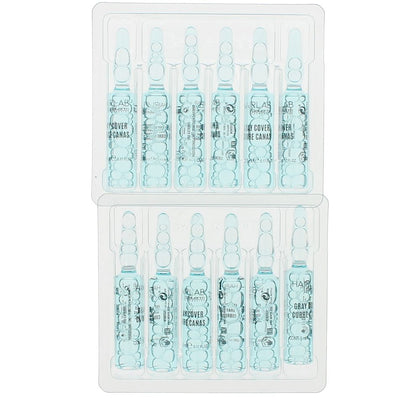 Fläschchen mit grauem Deckel, 12 x 5 ml