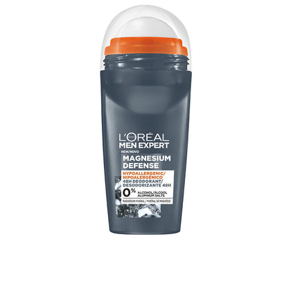 MEN EXPERT MAGNESIUM DEFENSE 0% alcohol deodorant 48h roll-on 50 ml