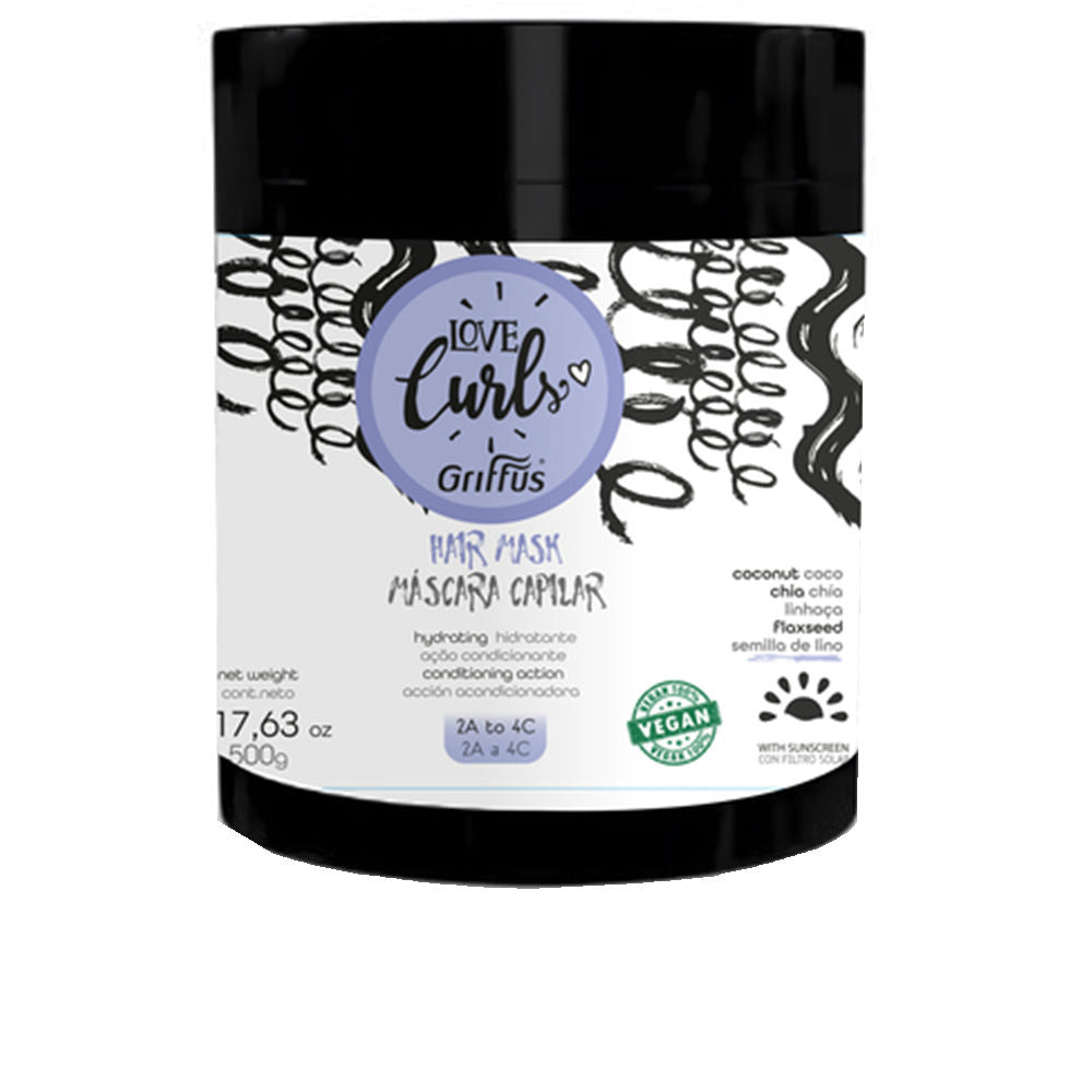 Mască de păr LOVE CURLS 2a-4c 500 gr-0