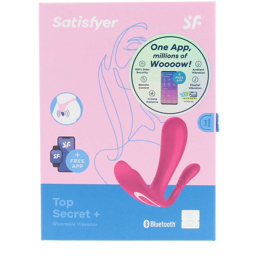 SATISFYER TOP SECRET vibrador #rosa 1u-0