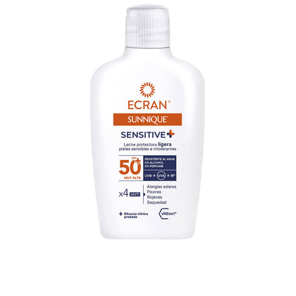 Lapte protector ECRAN SUNNIQUE SENSITIVE SPF 50+ 200 ml