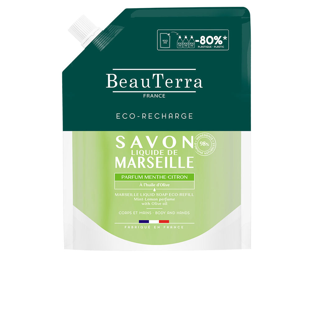 MARSEILLE lemon mint soap refill 900 ml-0