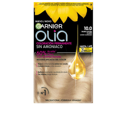OLIA coloration permanente sans amoniaco #10.0-rubio extra clair 1 u