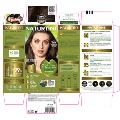 NATURTINT ammoniakfreier Farbstoff #3Wn-Natural Radiant Dark Brown 170 ml