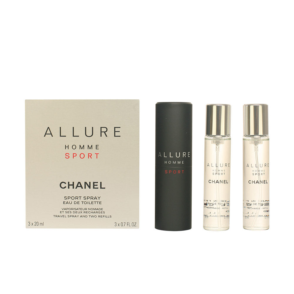 Spray da viaggio ALLURE HOMME SPORT e due ricariche 3 x 20 ml-0