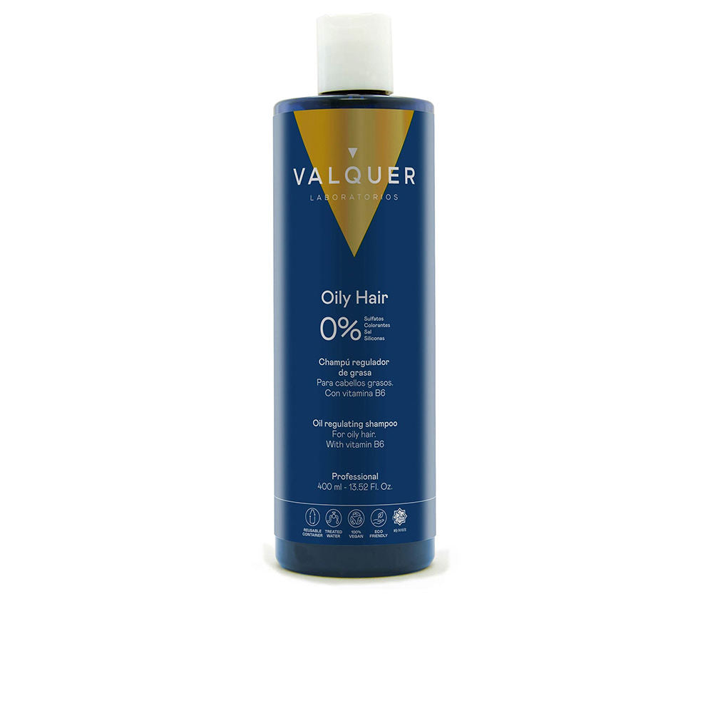CHEVEUX GRAS Shampoing régulateur d'huile 0% 400 ml-0