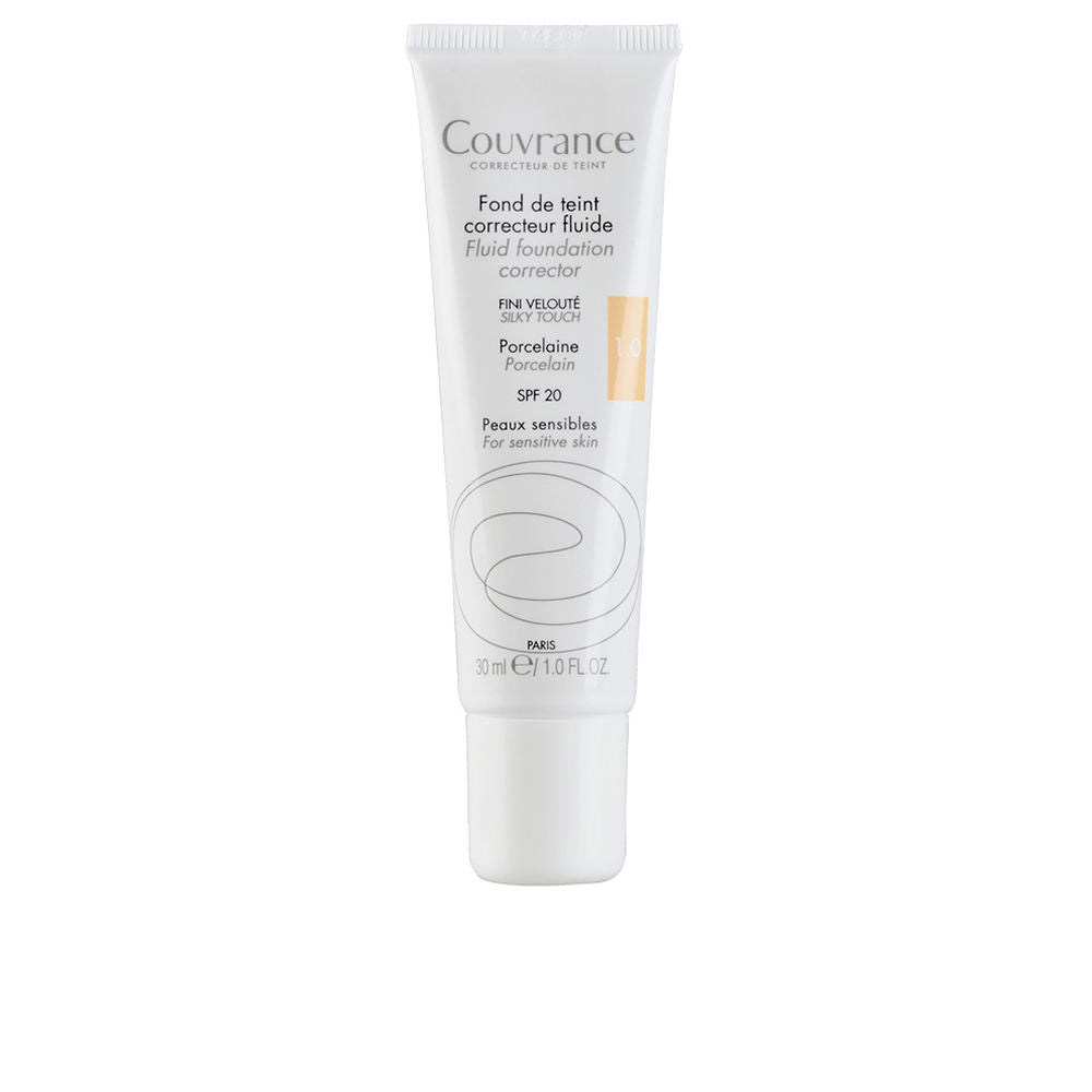 COUVRANCE fluid makeup base for sensitive skin #natural 30 ml-0