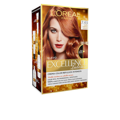 EXCELLENCE INTENSE Haarfarbe #7.43 Goldkupferblond 1 Stk